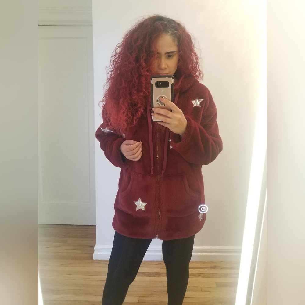 Red coat size L